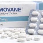 Zopiclone tablets in packaging displayed